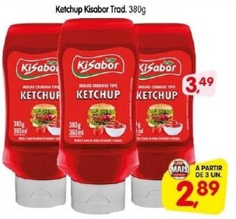 Cercadão Ketchup Kisabor Trad. 380g oferta