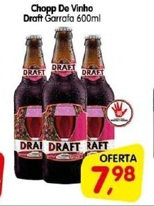 Cercadão Chopp de Vinho Draft 600ml oferta