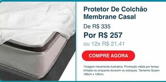 Euro Colchões Protetor de colchão membrane casak oferta