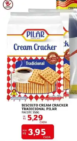 Assaí Atacadista Biscoito cream cracker tradicional pilar pacote oferta