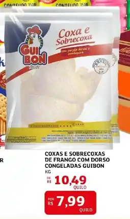 Assaí Atacadista Coxas e sobrecoxas de frango com dorso congeladas guibon oferta