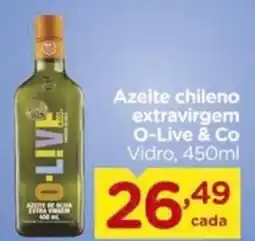 Carrefour Azeite chileno extravirgem O-Live & Co Vidro, oferta