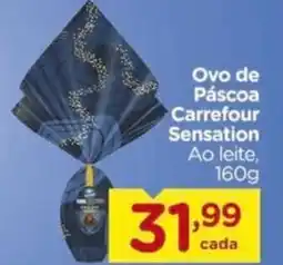 Carrefour Ovo de Páscoa Carrefour Sensation Ao leite, oferta