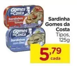 Carrefour Sardinha Gomes da Costa Tipos, oferta