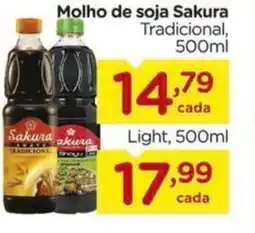 Carrefour Molho de soja Sakura Tradicional, oferta