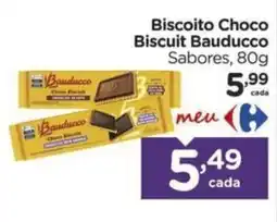 Carrefour Biscoito Choco Biscuit Bauducco Sabores, oferta