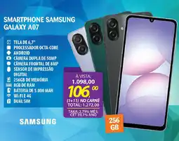 Lojas Cem Smartphone Samsung Galaxy A07 oferta