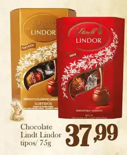 Confiança Supermercados Chocolate Lindt Lindor tipos oferta