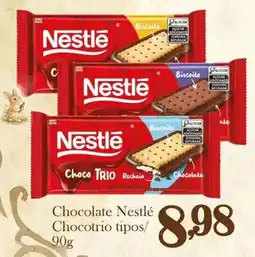 Confiança Supermercados Chocolate Nestlé Chocotrio Chocolate tipos oferta
