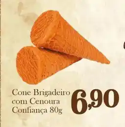 Confiança Supermercados Cone Brigadeiro com Cenoura Confiança oferta