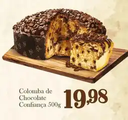 Confiança Supermercados Colomba de Chocolate Confiança oferta
