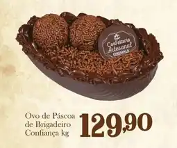 Confiança Supermercados Ovo de Páscoa de Brigadeiro Confiança oferta