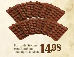 Confiança Supermercados Forma de Silicone para Bombons Tuut tipos/ unidade oferta