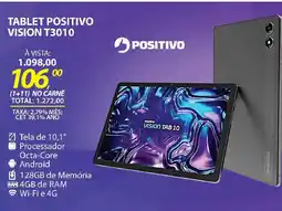 Lojas Cem Tablet positivo vision t3010 oferta