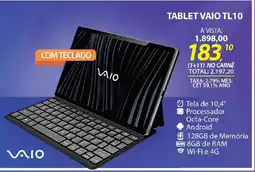 Lojas Cem Tablet vaio tl10 oferta