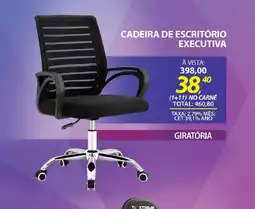 Lojas Cem Cadeira de escritório executiva oferta