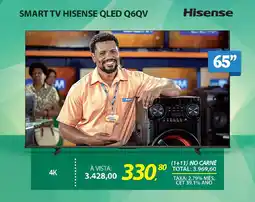 Lojas Cem Smart tv hisense qled q6qv oferta