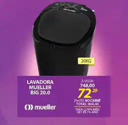 Lojas Cem Lavadora mueller big 20.0 oferta
