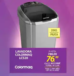Lojas Cem Lavadora colormaq lcs20 oferta