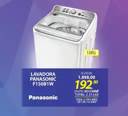 Lojas Cem Lavadora panasonic f150b1w oferta