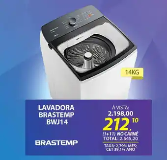 Lojas Cem Lavadora brastemp bwj14 oferta