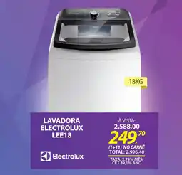 Lojas Cem Lavadora electrolux lee18 oferta