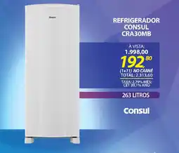 Lojas Cem Refrigerador consul cra30mb oferta