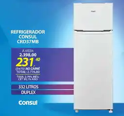Lojas Cem Refrigerador consul crd37mb oferta