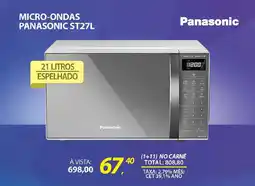 Lojas Cem Micro-ondas panasonic st27l oferta