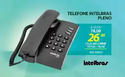 Lojas Cem Telefone intelbras pleno oferta