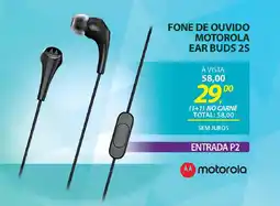 Lojas Cem Fone de ouvido motorola ear buds 2s oferta