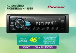 Lojas Cem Autorrádio pioneer mvh 145br oferta
