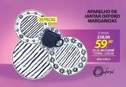 Lojas Cem Aparelho de jantar oxford margaridas oferta