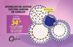 Lojas Cem Aparelho de jantar oxford jardim de cerejas oferta