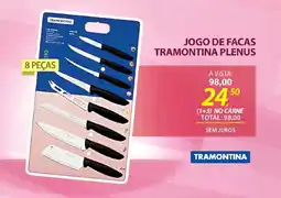Lojas Cem Jogo de facas tramontina plenus oferta