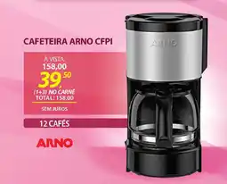 Lojas Cem Cafeteira arno cfpi oferta