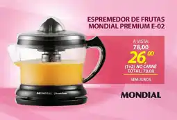 Lojas Cem Espremedor de frutas mondial premium e-02 oferta
