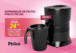 Lojas Cem Espremedor de frutas philco pef26a oferta
