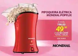 Lojas Cem Pipoqueira elétrica mondial popflix oferta