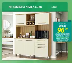 Lojas Cem Kit cozinha araçá luxo oferta