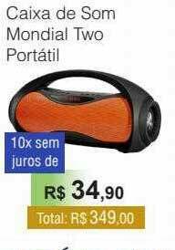 Copercana Caixa De Som Mondial Two Portátil oferta