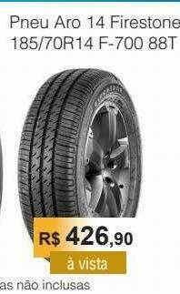 Copercana Pneu Aro 14 Firestone 185-70r 14 F-700 88t oferta