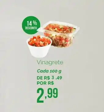 Oba Hortifruti Vinagrete 14% Desconto oferta