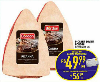 Mercantil Rodrigues Picanha Bovina Bordon oferta