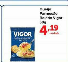 Roldão Queijo Parmesão Ralado Vigor oferta
