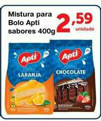 Roldão Mistura Para Bolo Apti Sabores oferta