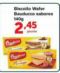 Roldão Biscoito Wafer Bauducco Saborés oferta