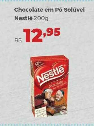 Villarreal Supermercados Chocolate Em Pó Solúvel Nestlé oferta