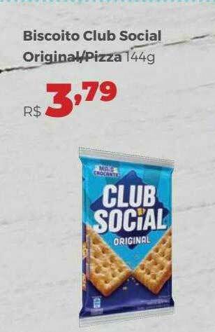 Biscoito Club Social Original-pizza