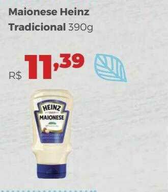 Villarreal Supermercados Maionese Heinz Tradicional oferta